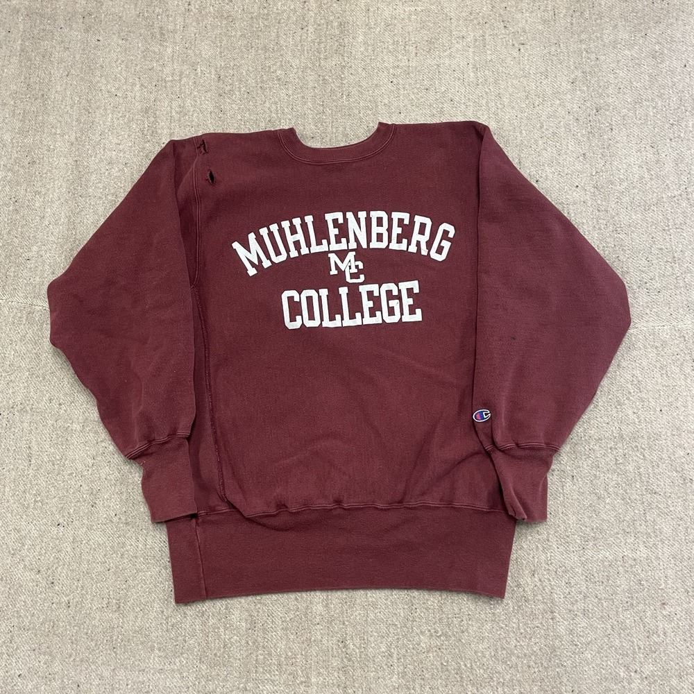 Vintage Reverse Weave Sweatshirt Men Large Red 1990s‎ Champion